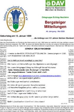 Bergsteiger Mitteilungen - Alpenverein M&uuml;nchen & Oberland