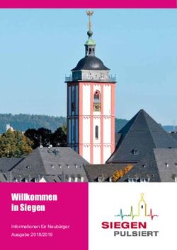Willkommen in Siegen Informationen f&uuml;r Neub&uuml;rger Ausgabe 2018/2019 - Stadt Siegen
