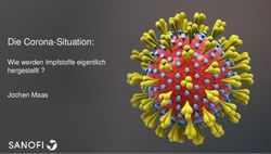 Die Corona-Situation: Wie werden Impfstoffe eigentlich hergestellt ? Jochen Maas