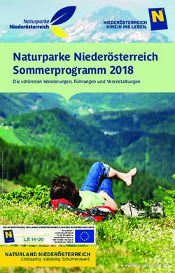 Naturparke Niederösterreich Sommerprogramm 2018 - Die schönsten Wanderungen, Führungen und Veranstaltungen