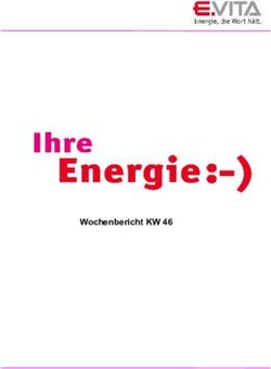 Wochenbericht KW 46 - E.VITA GmbH
