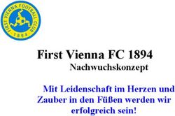 First Vienna FC 1894 Nachwuchskonzept Mit Leidenschaft im Herzen und Zauber in den Füßen werden wir erfolgreich sein!