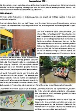 Sommerferien 2021 - Schule Marmstorf