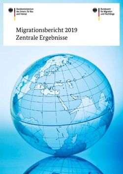 Migrationsbericht 2019 Zentrale Ergebnisse - BAMF