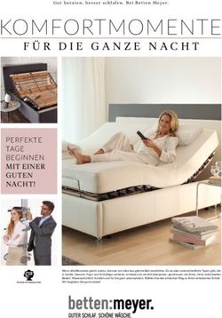 KOMFORTMOMENTE F&Uuml;R DIE GANZE NACHT - Betten Meyer