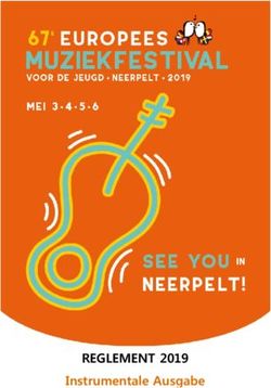 REGLEMENT 2019 Instrumentale Ausgabe - EMJ 2019