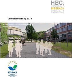 Umwelterklärung 2018 - Hochschule Biberach
