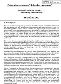 BEGR&Uuml;NDUNG Einbeziehungssatzung "Scheubertswiesen" - Stadt ...