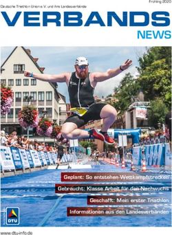 VERBANDS NEWS - Deutsche Triathlon Union