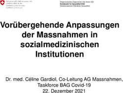 Vor&uuml;bergehende Anpassungen der Massnahmen in sozialmedizinischen Institutionen - ANA-AG