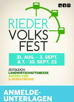 RIEDER VOLKS FEST - ANMELDE-UNTERLAGEN