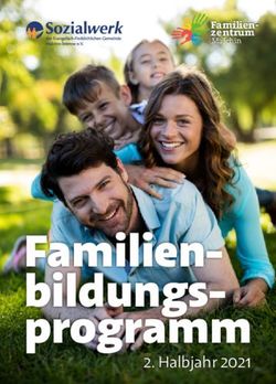 Familien-bildungs- programm - Halbjahr 2021 - Familien-zentrum - Sozialwerk ...