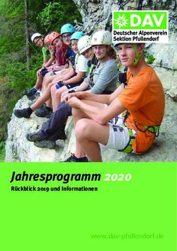 Jahresprogramm 2020 www.dav-pfullendorf.de - DAV Pfullendorf