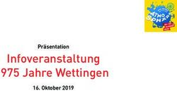 Infoveranstaltung 975 Jahre Wettingen - Pr&auml;sentation 16. Oktober 2019