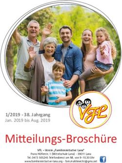 Mitteilungs-Brosch&uuml;re 1/2019 - Jahrgang Jan. 2019 bis Aug. 2019 - Verein "Familieninitiative Lana"