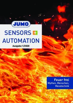 SENSORS + AUTOMATION - Feuer frei Mythen, Menschen, Messtechnik - JUMO