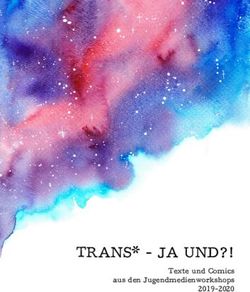 TRANS* - JA UND?! Texte und Comics aus den Jugendmedienworkshops 2019-2020 - TRANS* - JA UND?!