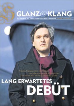 DEB&Uuml;T - GLANZ KLANG - LANG ERWARTETES - Staatskapelle Dresden