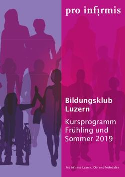 Bildungsklub Luzern Kursprogramm Fr&uuml;hling und Sommer 2019 - Pro Infirmis