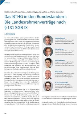 Das BTHG in den Bundesl&auml;ndern: Die Landesrahmenvertr&auml;ge nach