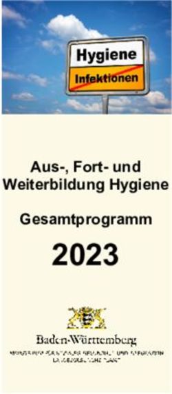 2023 Aus-, Fort- und Weiterbildung Hygiene Gesamtprogramm