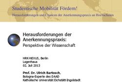 Studentische Mobilität Fördern! - Herausforderungen und Chancen der Anerkennungspraxis an Hochschulen