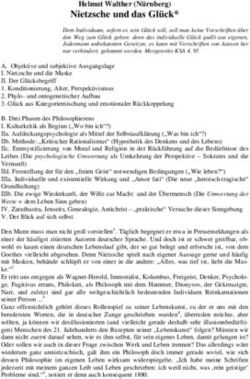 Nietzsche und das Glück* - Helmut Walther (Nürnberg)