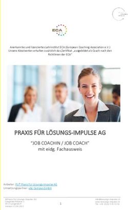 PRAXIS FÜR LÖSUNGS-IMPULSE AG - "JOB COACHIN / JOB COACH" - PLI Praxis für Lösungs-Impulse AG