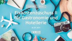 Fixkostenzuschuss II f&uuml;r Gastronomie und Hotellerie 26.01.2021 - WKO