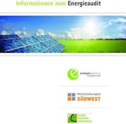 Informationen Zum Energieaudit - Energieagentur