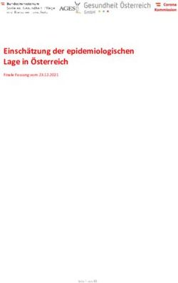 Einsch&auml;tzung der epidemiologischen Lage in &Ouml;sterreich