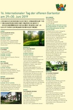 Internationaler Tag der offenen Gartent&uuml;r am 29.+30. Juni 2019 - Gartenbauvereine