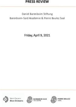 PRESS REVIEW Friday, April 9, 2021 - Daniel Barenboim Stiftung Barenboim-Said Akademie & Pierre Boulez Saal - Index of