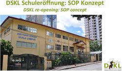 DSKL Schuleröffnung: SOP Konzept - DSKL re-opening: SOP concept