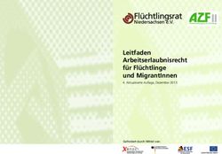 Leitfaden Arbeitserlaubnisrecht f&uuml;r Fl&uuml;chtlinge und MigrantInnen - Aktualisierte Auflage, Dezember 2013