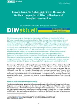 Europa kann die Abh&auml;ngigkeit von Russlands Gaslieferungen durch Diversifikation und Energiesparen senken