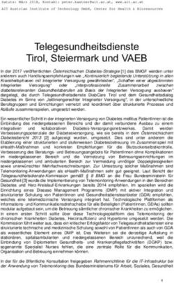 Telegesundheitsdienste Tirol, Steiermark und VAEB - KIT