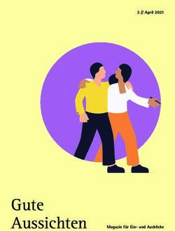 Gute Aussichten - 3 // April 2021 - Magazin für Ein- und Ausblicke