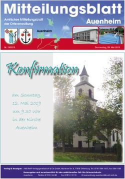 Konfirmation - Mitteilungsblatt Auenheim - auene.de