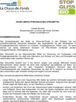NEUES UMWELTFREUNDLICHES STREUMITTEL