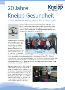 20 Jahre Kneipp-Gesundheit - Jahresrückblick des Kneipp-Vereins Bad Schlema 2018