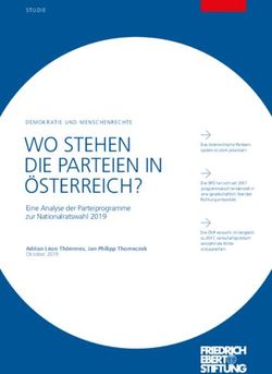 WO STEHEN DIE PARTEIEN IN &Ouml;STERREICH? - Eine Analyse der Parteiprogramme zur Nationalratswahl 2019 - Bibliothek ...