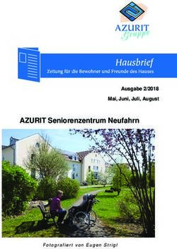 AZURIT Seniorenzentrum Neufahrn - Ausgabe 2/2018 Mai, Juni, Juli, August - Azurit Gruppe