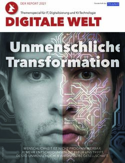 Unmenschliche Transformation - WIRTSCHAFTSNACHRICHTEN | Donauraum