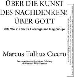 &Uuml;BER DIE KUNST DES NACHDENKENS &Uuml;BER GOTT - Marcus Tullius Cicero Alte Weisheiten f&uuml;r Gl&auml;ubige und Ungl&auml;ubige