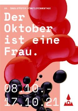 Der Oktober ist eine Frau - 08.10.- INGOLST&Auml;DTER K&Uuml;NSTLERINNENTAGE - Stadt Ingolstadt