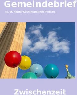 Gemeindebrief - Zwischenzeit - Ev. St. Nikolai-Kirchengemeinde Potsdam - kirchenkreis-potsdam.de