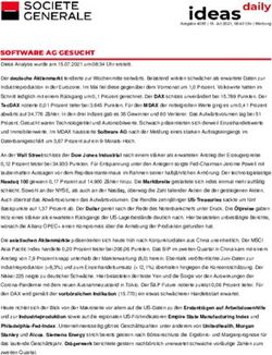 SOFTWARE AG GESUCHT Diese Analyse wurde am 15.07.2021 um 08:34 Uhr erstellt.