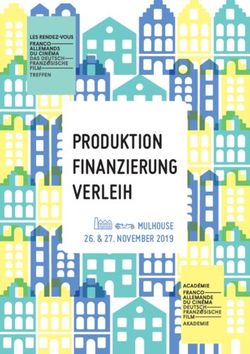 Produktion Finanzierung Verleih - mulhouse 26. & 27. noVember 2019 - Académie franco ...