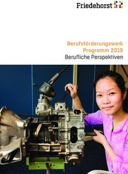 Berufsförderungswerk Programm 2019 Berufliche Perspektiven
